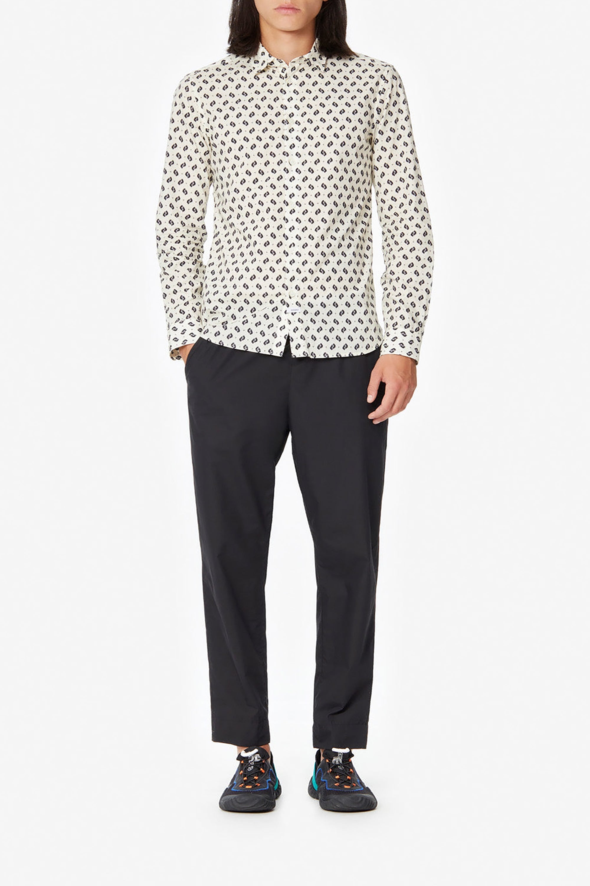 Ikat Mini Aop Slim Shirt