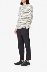 Chemise slim Ikat - Off White