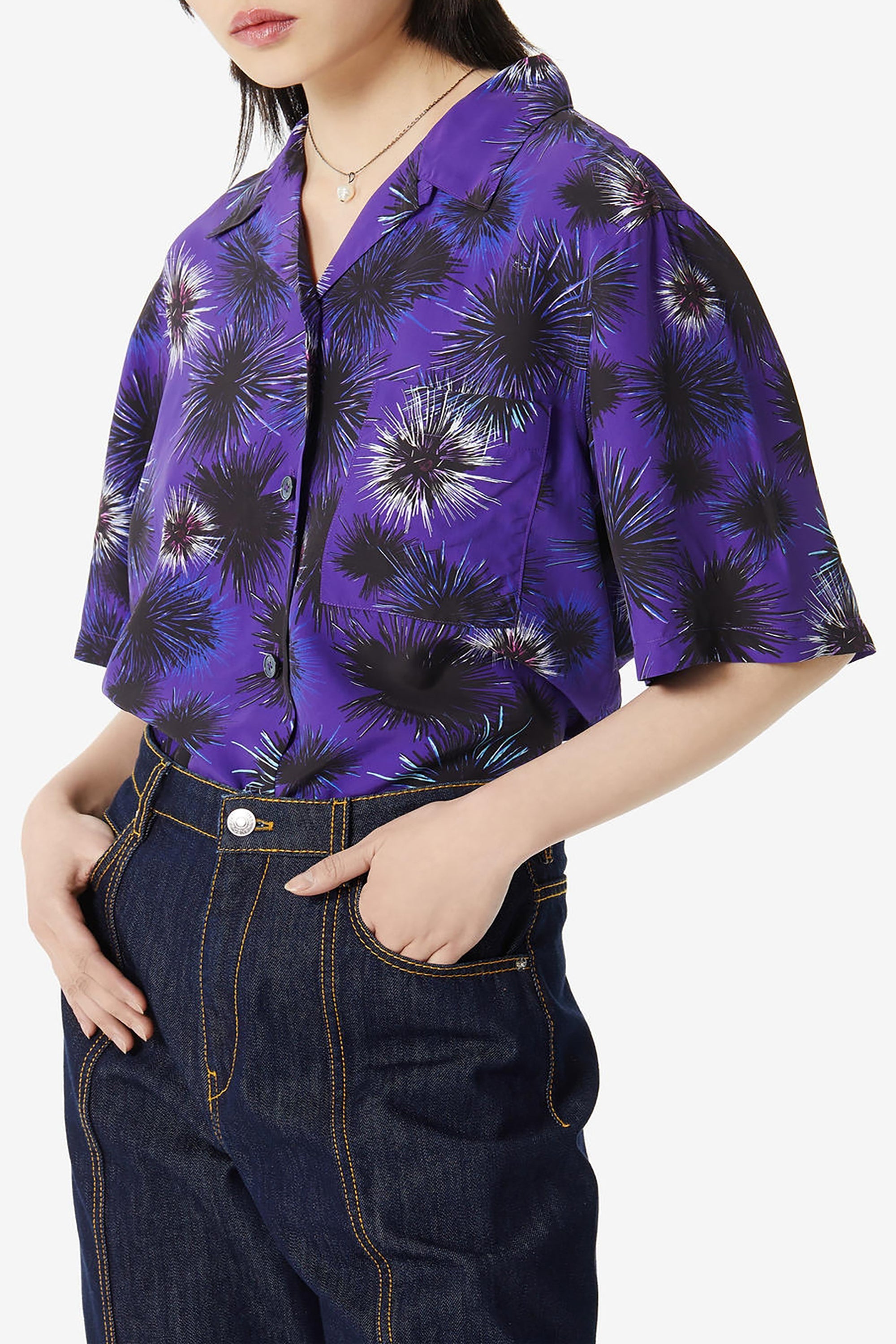 Chemise unisexe Urchins - Aubergine