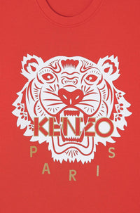 Sweatshirt Tiger - Medium Red & White