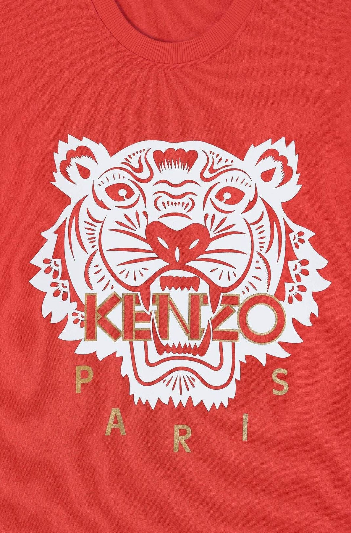 Sweatshirt Tiger - Medium Red & White