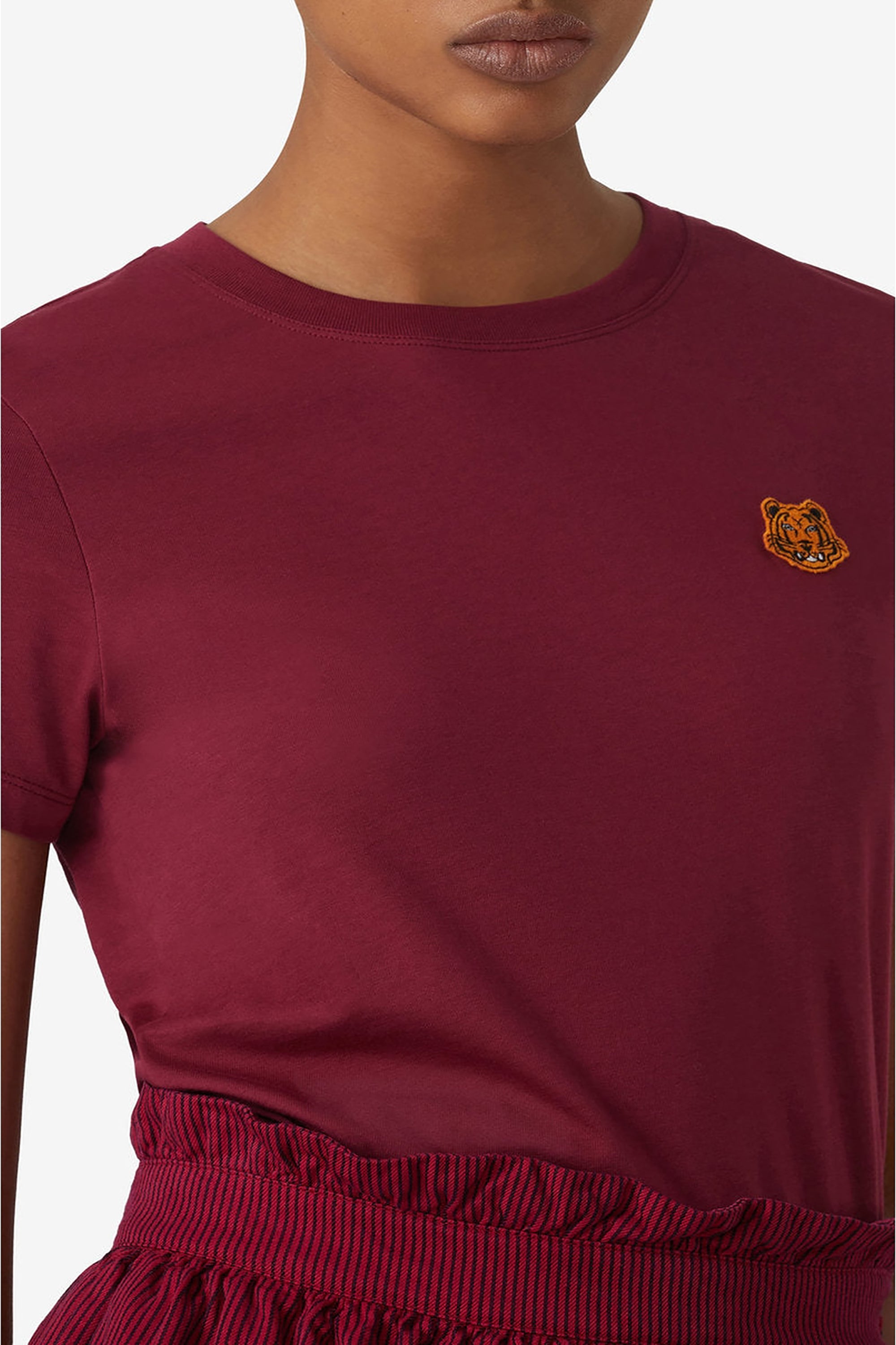 T-shirt Tiger Crest - Carmin