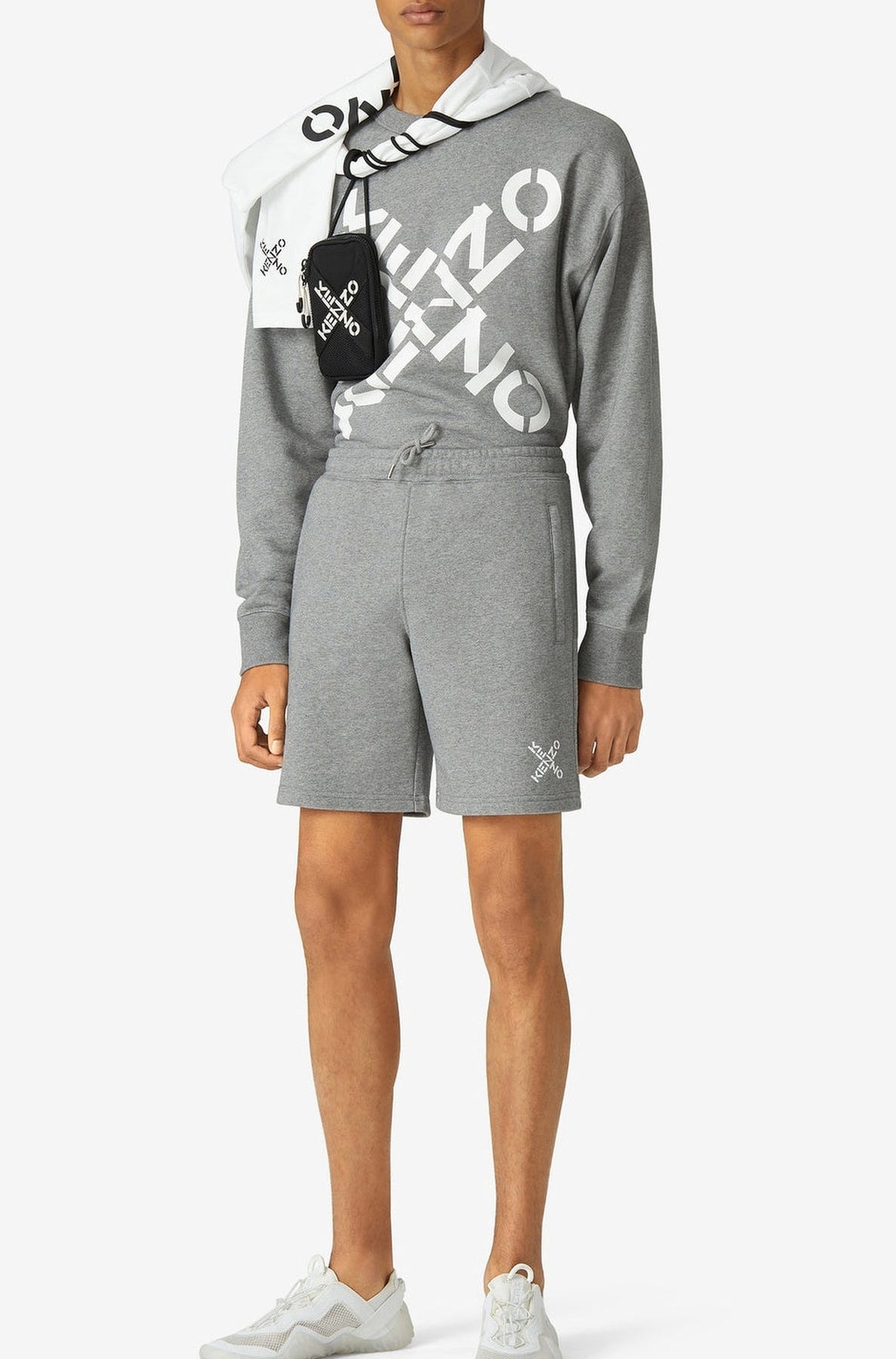 Kenzo Sport Little X Shorts - Dove Grey