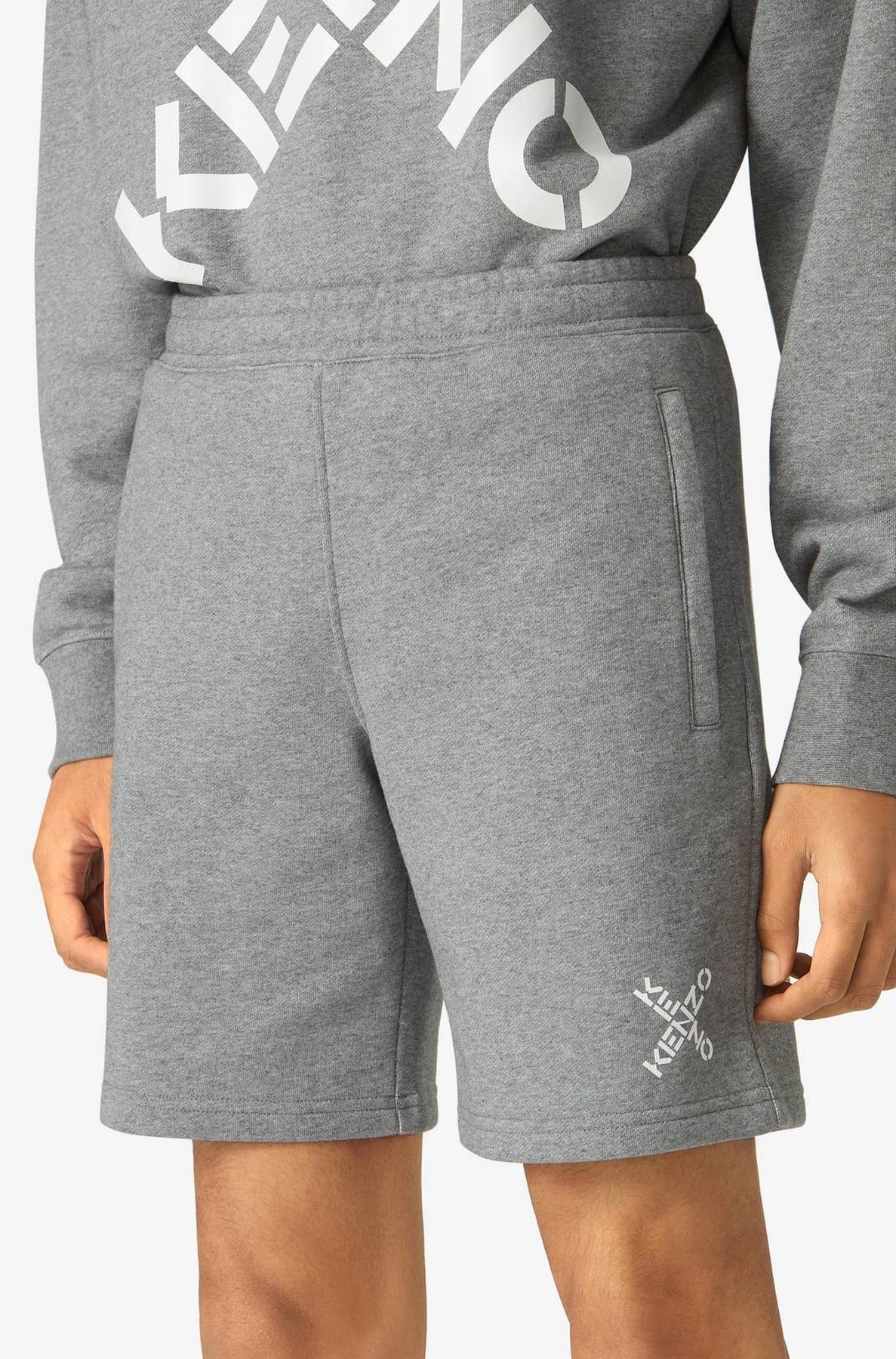Kenzo Sport Little X Shorts - Dove Grey