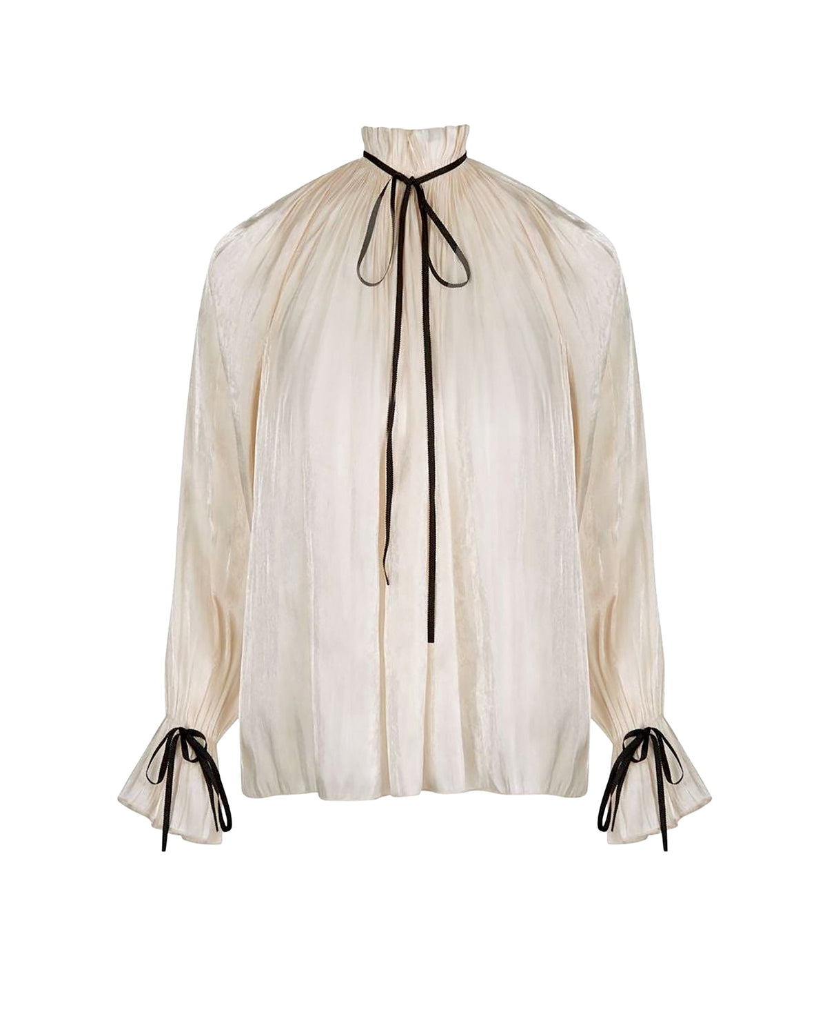 Blouse Fabienne à manches longues - Moon White