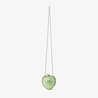 Pochette Faceted en plastique à cœur - Matcha