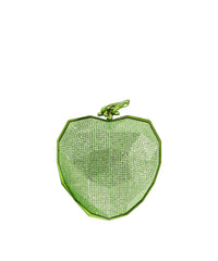 Pochette Faceted en plastique à cœur - Matcha