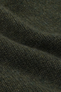 SRC Wool Crewneck - Kaki & White