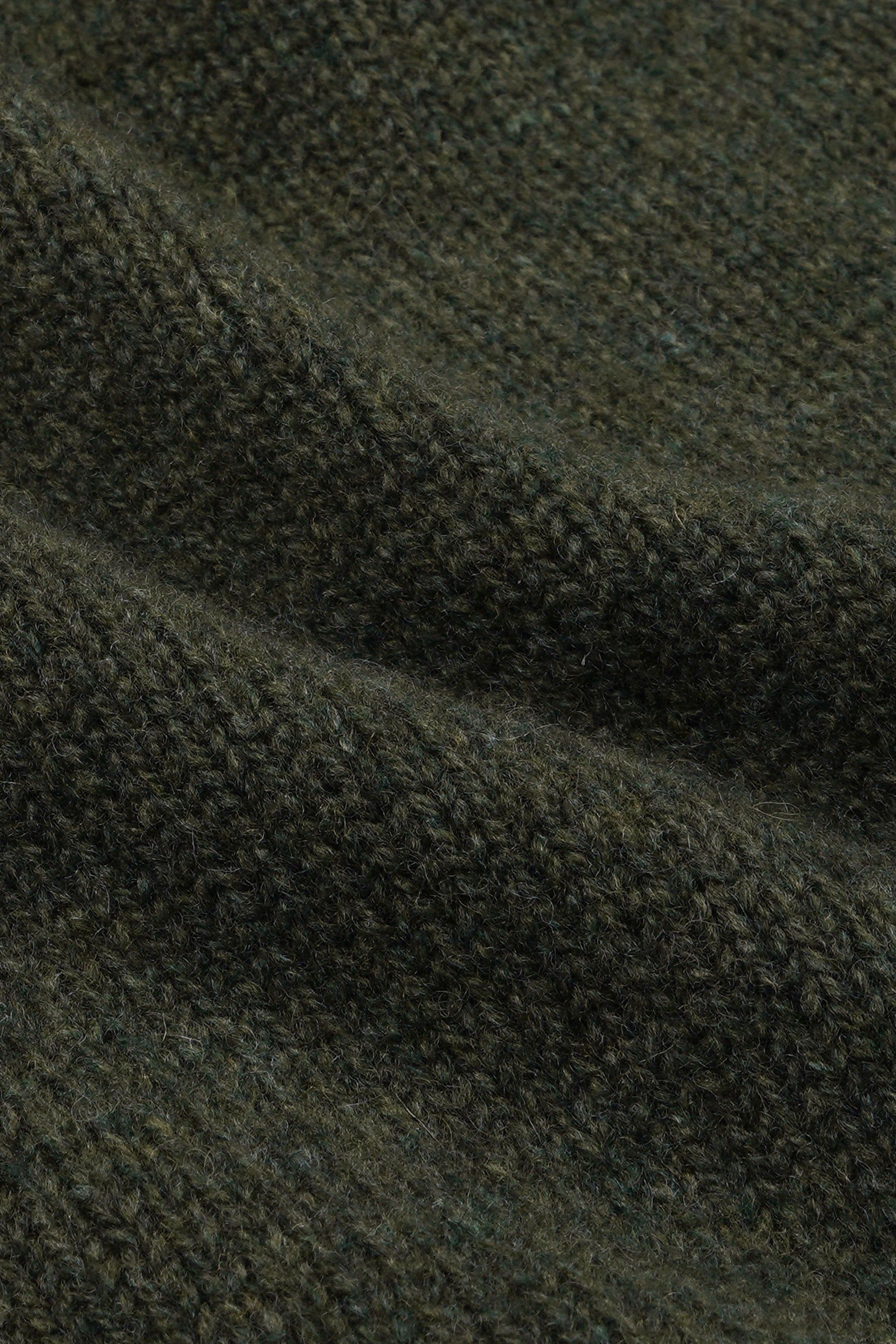 SRC Wool Crewneck - Kaki & White