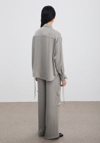 Chemise Fallow oversize - Dove