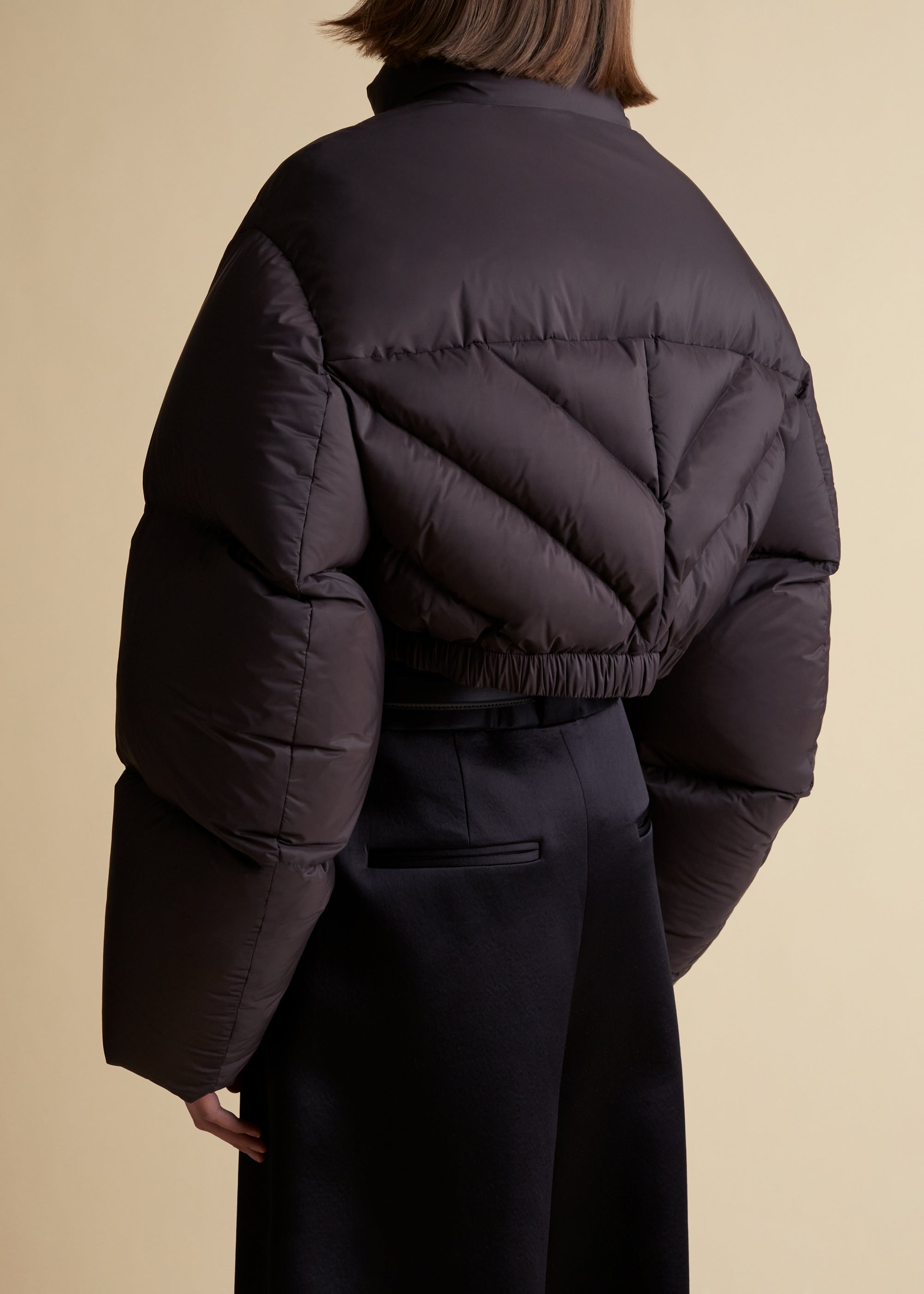 Farine puffer jacket - Dark Brown