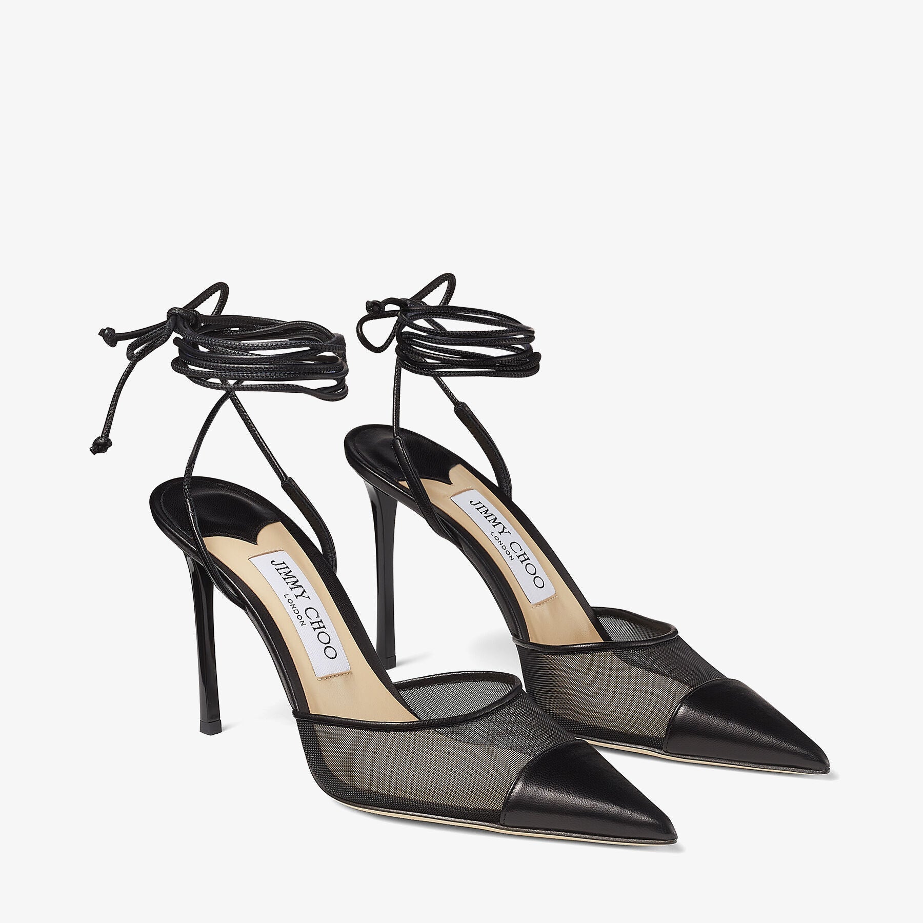 Farley 95 pumps in leather - Black