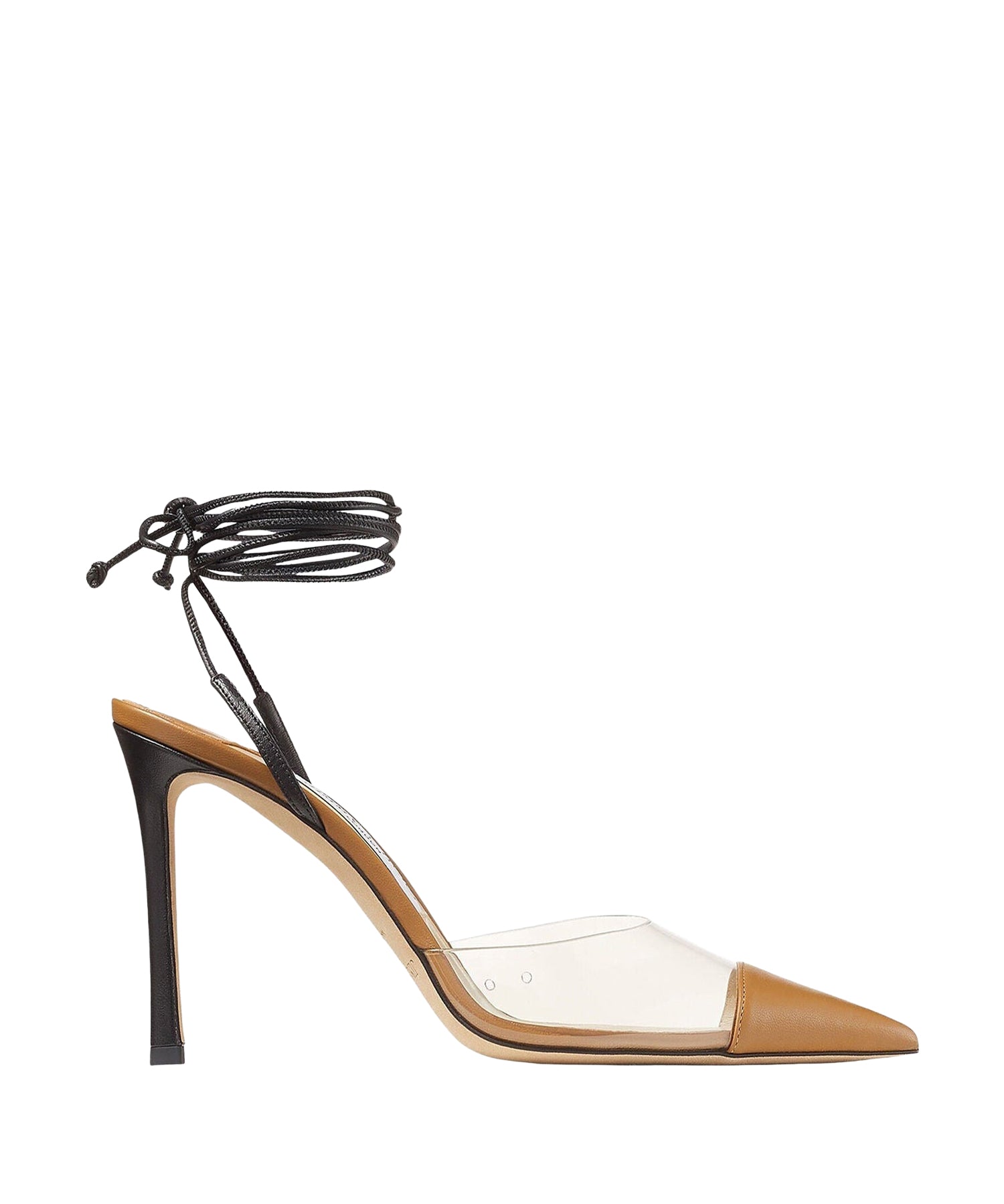 Escarpins Farley 95 en cuir - Camel & Clear