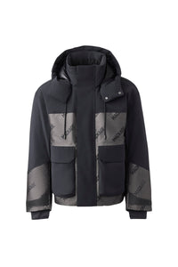 Parka courte Farris à capuche - Carbon