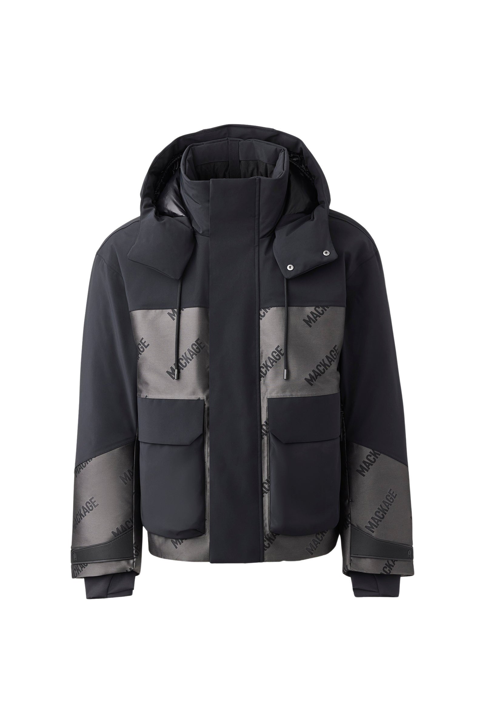 Parka courte Farris à capuche - Carbon