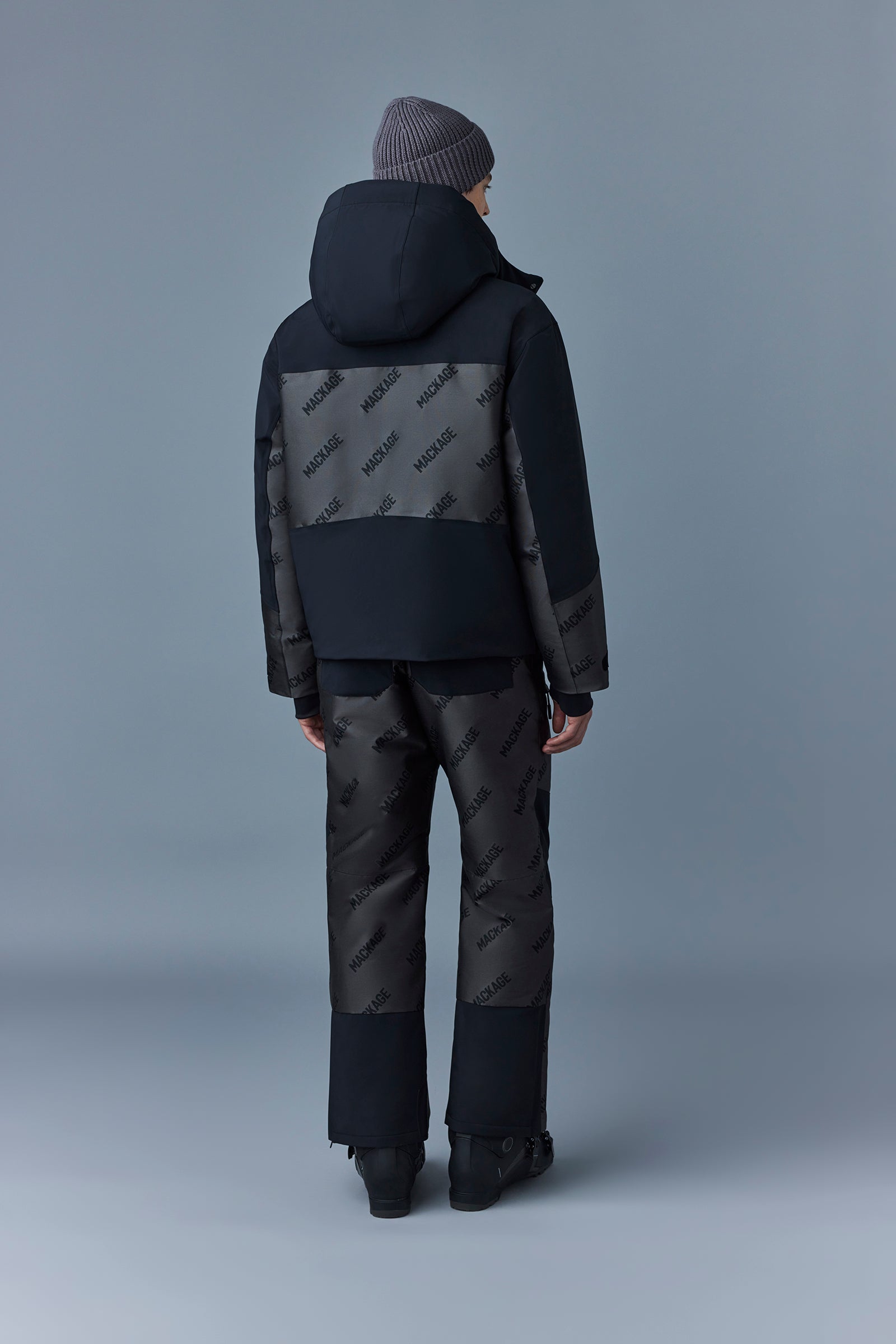 Parka courte Farris à capuche - Carbon
