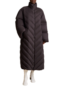 Farrow puffer coat - Dark Brown