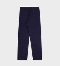 Pantalon avec logo en cachemire - Navy