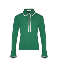 Chemise Faustine à col Peter pan - Mint