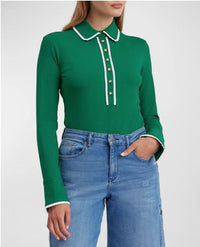 Chemise Faustine à col Peter pan - Mint