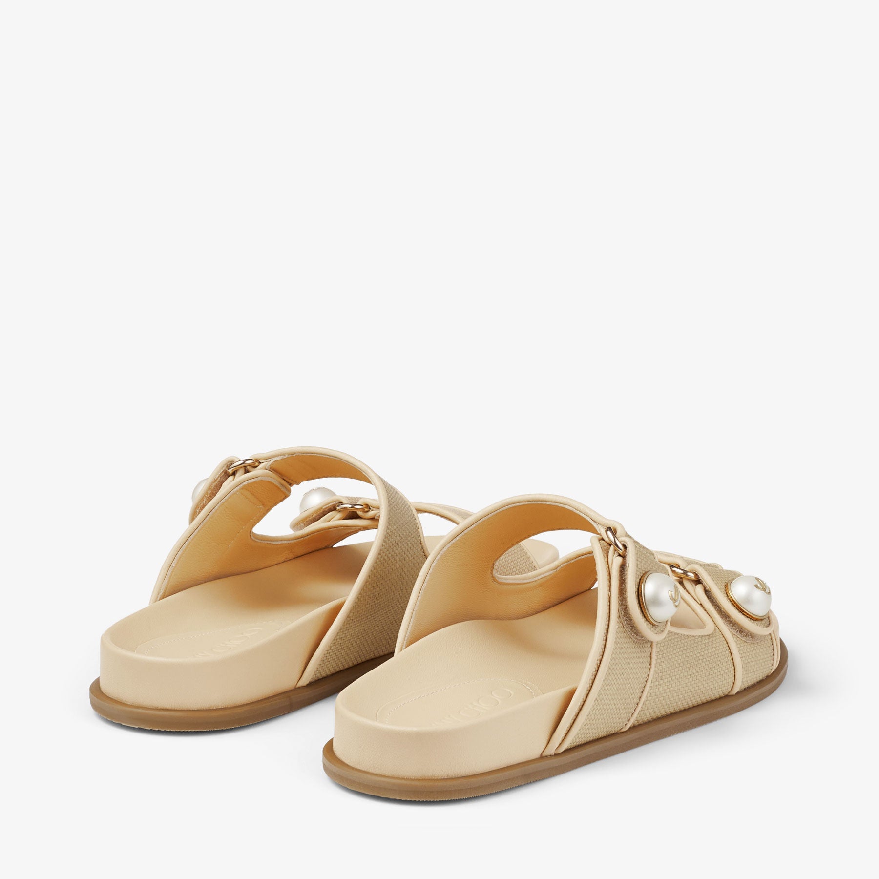 ZNO STOCK 0 / Reco 150 NATURAL/NATURAL Flat FAYENCE SANDAL