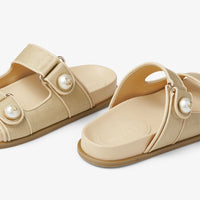 ZNO STOCK 0 / Reco 150 NATURAL/NATURAL Flat FAYENCE SANDAL