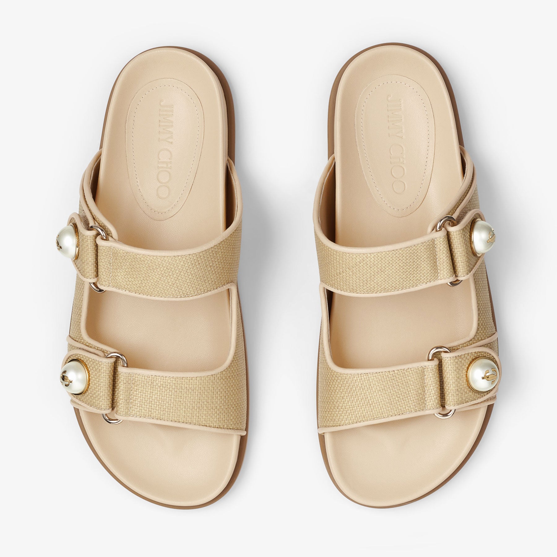 ZNO STOCK 0 / Reco 150 NATURAL/NATURAL Flat FAYENCE SANDAL