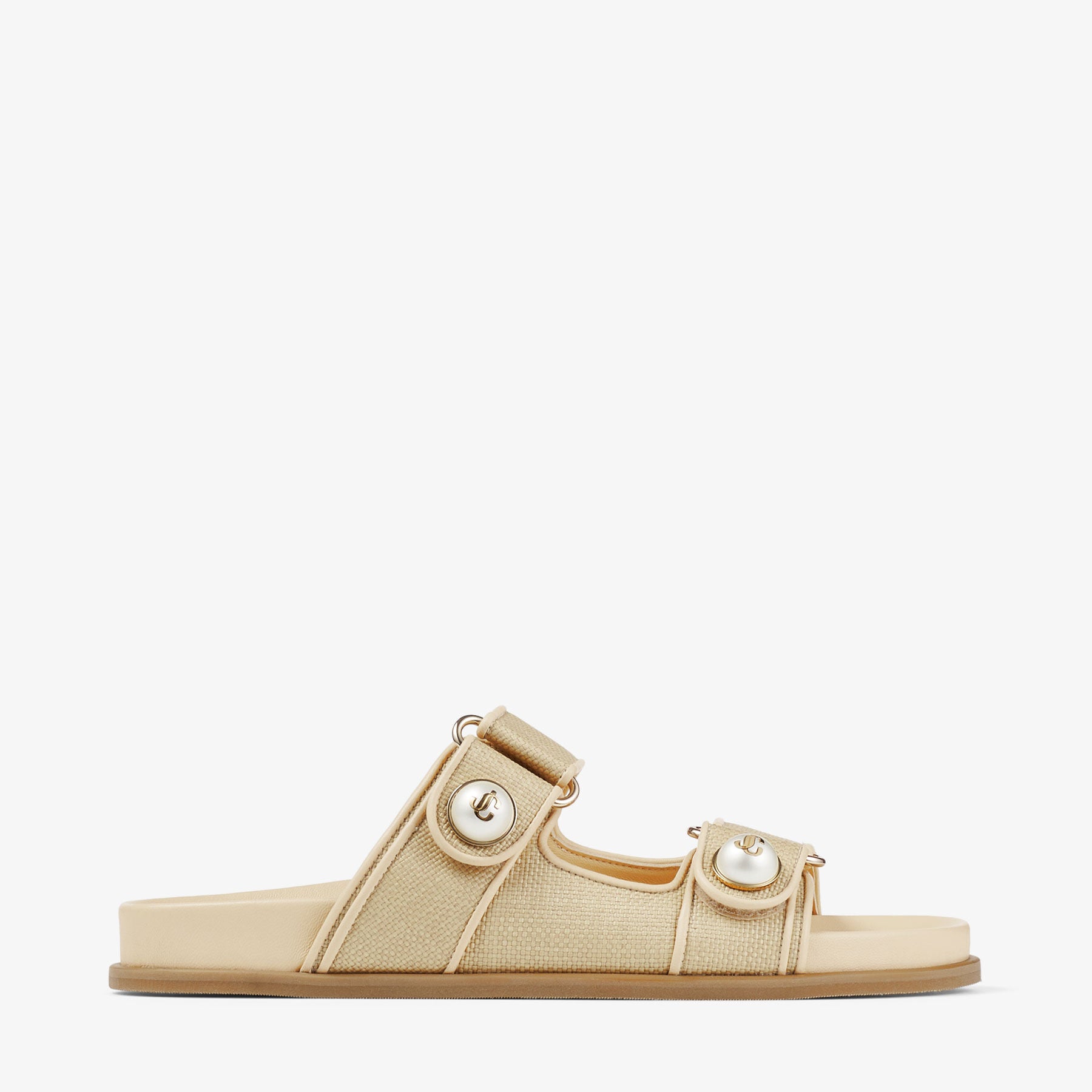 ZNO STOCK 0 / Reco 150 NATURAL/NATURAL Flat FAYENCE SANDAL