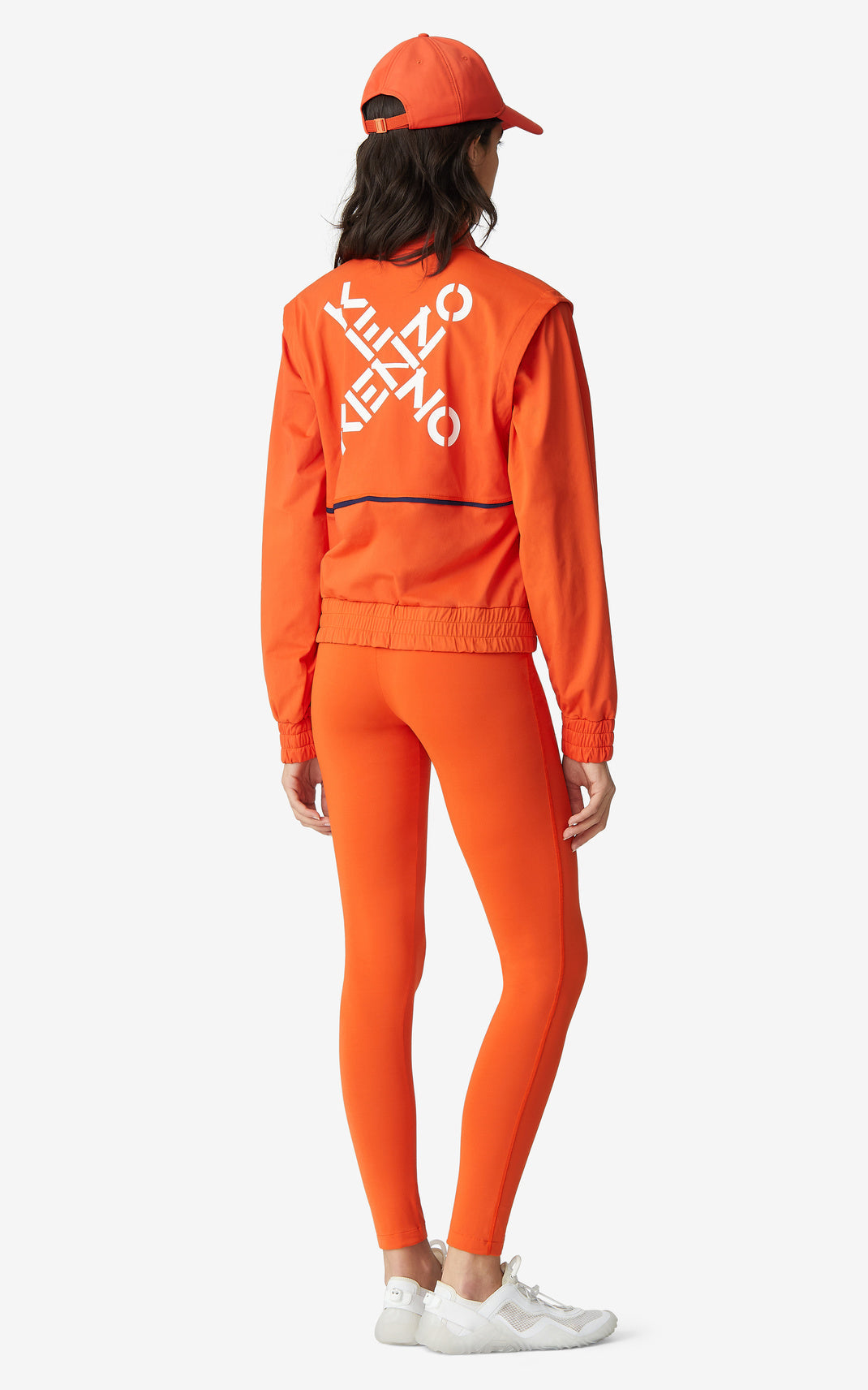 Veste de survêtement zippé Kenzo Sport - Dark orange