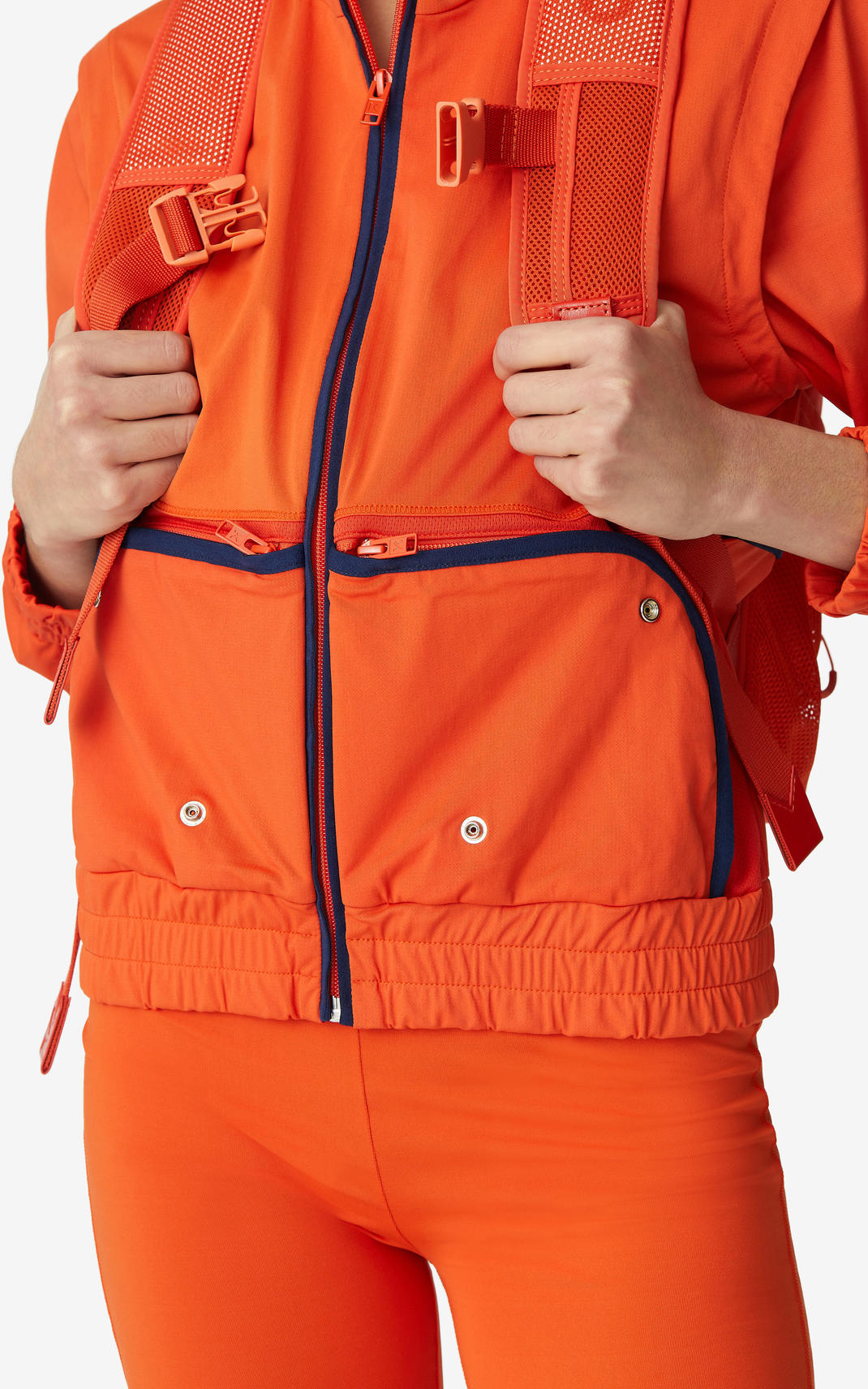 Veste de survêtement zippé Kenzo Sport - Dark orange