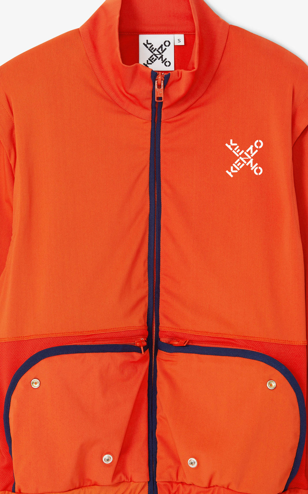 Veste de survêtement zippé Kenzo Sport - Dark orange