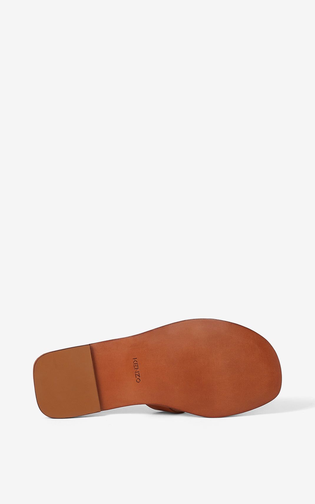 Mules plates Opanka en cuir - Dark Beige