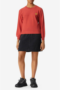Sweatshirt coupe oversize Tiger Crest - Red