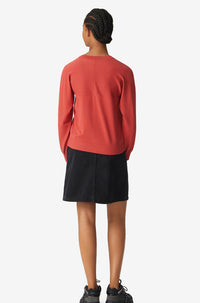 Pull coupe oversize Tiger Crest - Red