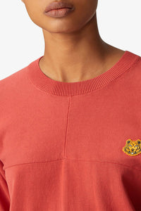 Sweatshirt coupe oversize Tiger Crest - Red