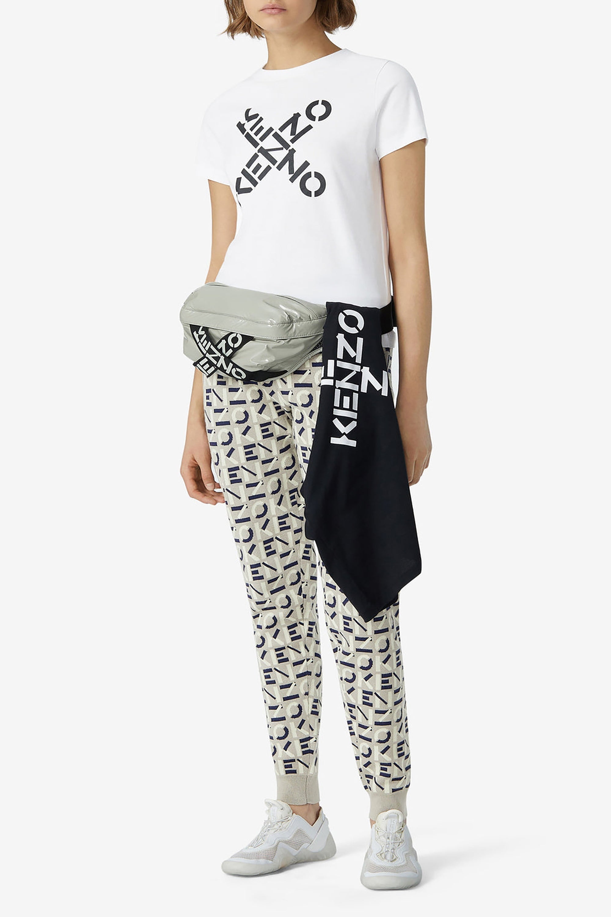 T-shirt Big X - White & Black