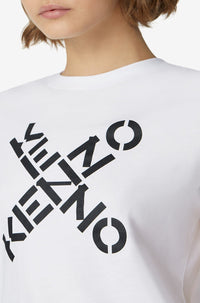 T-shirt Big X - White & Black