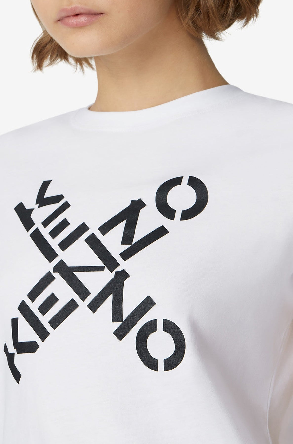 T-shirt Big X - White & Black