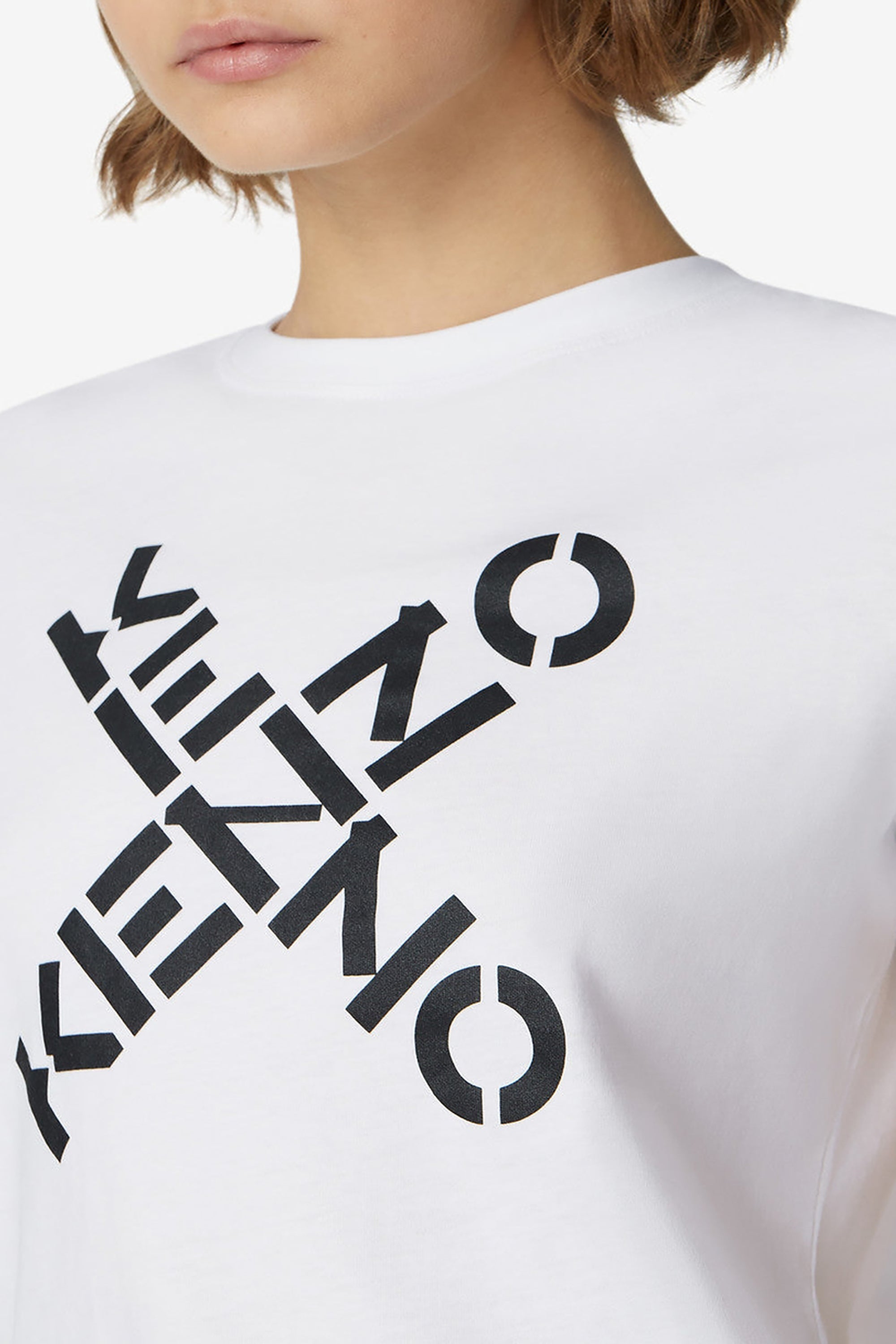 T-shirt Big X - White & Black