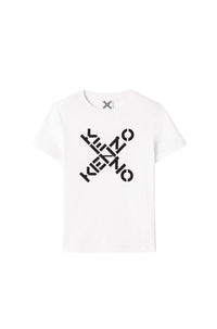 T-shirt Big X - White & Black