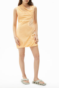 Robe débardeur asymétrique - Peach
