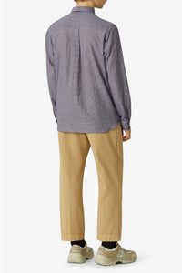Chemise casual à carreaux - Glycine