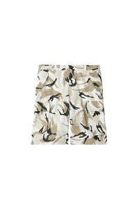 Tropic Camo cargo shorts - Off White