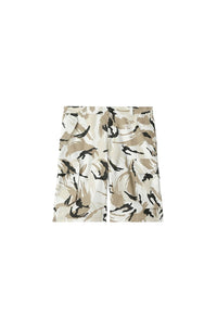 Tropic Camo cargo shorts - Off White