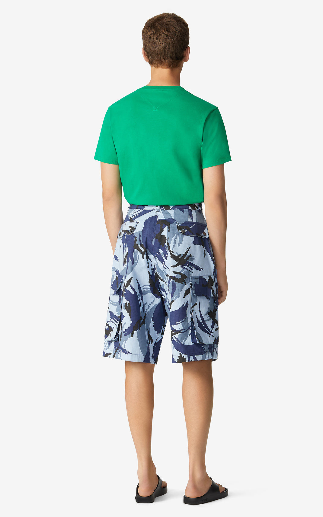 Short cargo Tropic Camo - Blue