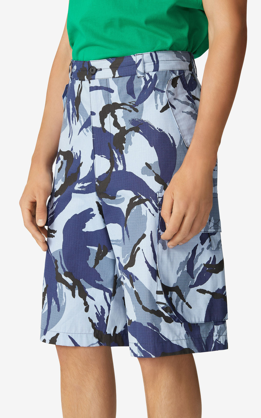 Short cargo Tropic Camo - Blue