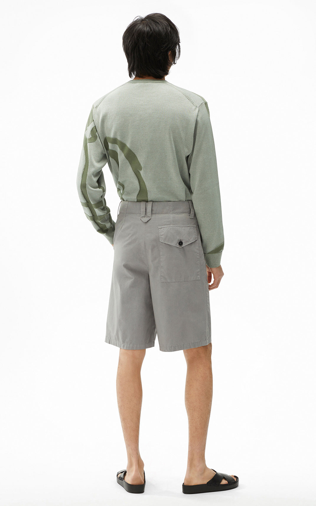 Short chino - Middle Grey
