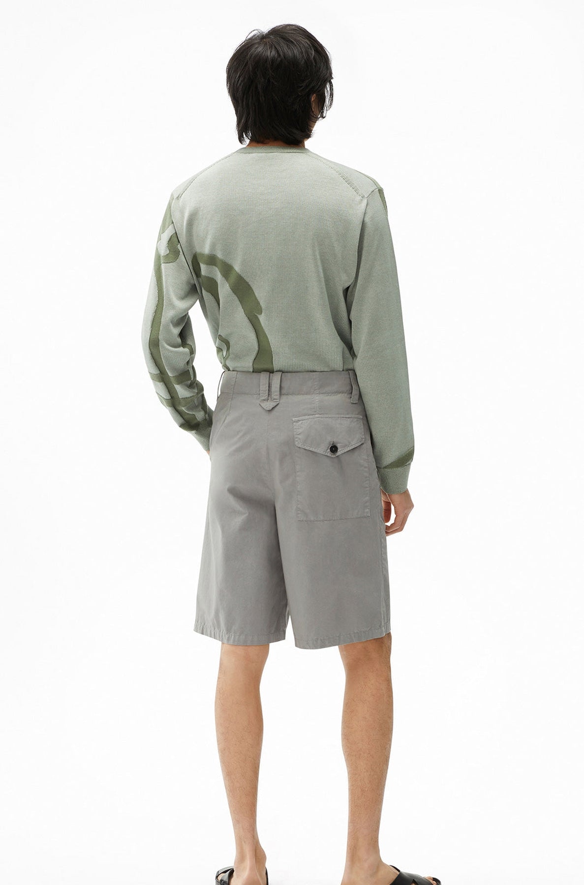 Short chino - Middle Grey