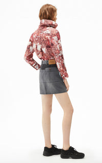 Denim Short Skirt