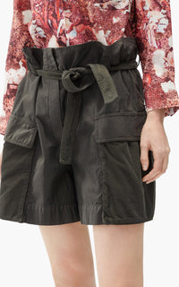 Short cargo ceinturé - Stone Grey